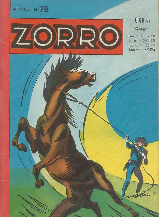 Scan de la Couverture Zorro n 78